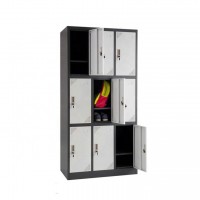 Hot Sale 9 Door Parcel Steel Locker Metal locker Luggage Locker for Supermarket and School