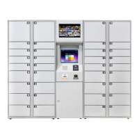 Zero-contact Intelligent Parcel deliver locker smart electronic  locker using Windows/Android system