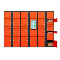 W-PL01 Parcel Electronic Locker Intelligence Parcel Delivery Locker In Spanish