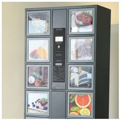 Refrigerated locker for  Yogurt, meat or sea food