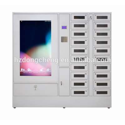 20 doors cellphone charging locker