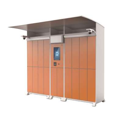 intelligent smart parcel delivery automatic 24 hours available network  cabinet lockers