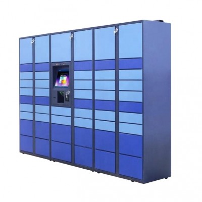 Electronic steel self-setting  automatic storage cabinet locker non-contact