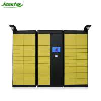 Guangzhou supplier smart parcel locker, intelligent courier cabinet, 40 doors intelligent parcel locker